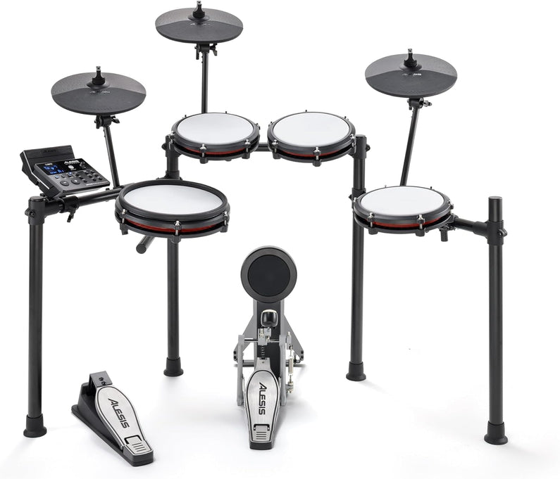 Nitro Max Electric Drum Set with Mesh Pads & Bluetooth
