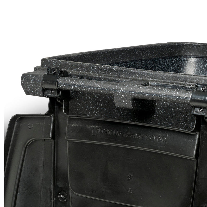 Toter 96 Gallon Trash Can with Smooth Wheels and Lid ;