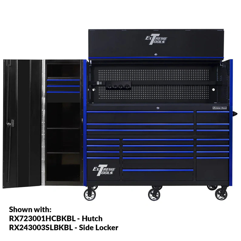 Extreme Tools RX250 Series 72-in x 30-in Roller Cabinet 19-Drawer 250 lb Drawer Slides