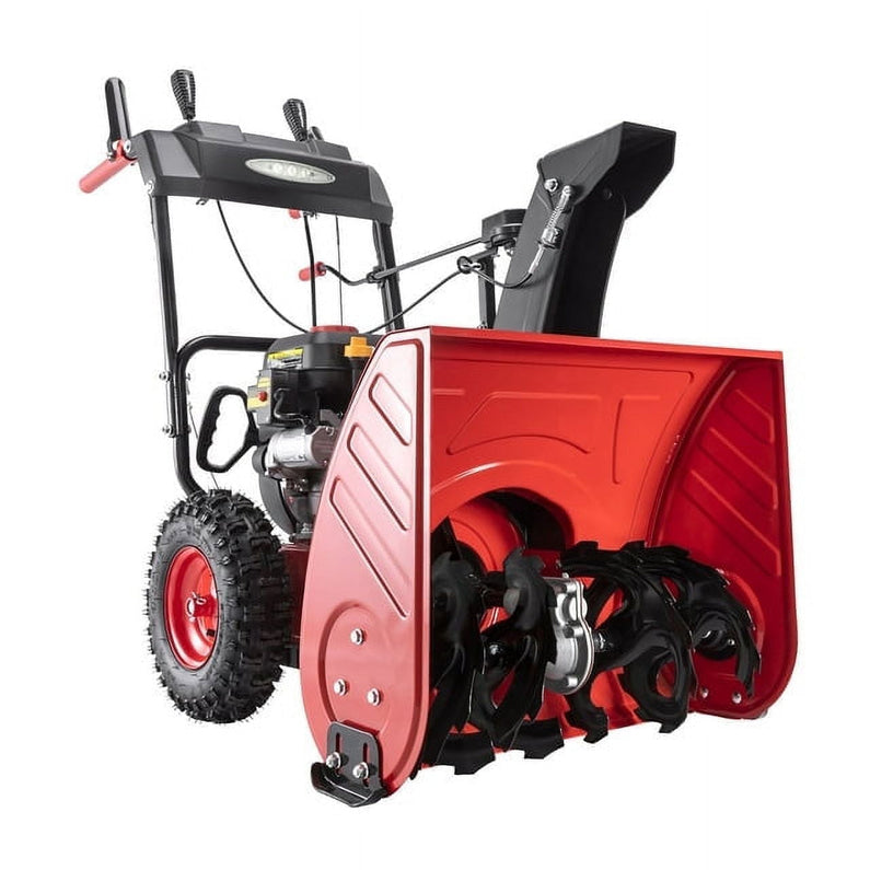 PowerSmart 26 252CC Self-Propelled Gas Snow Blower with 120V Electric Start, Two-Stage Design