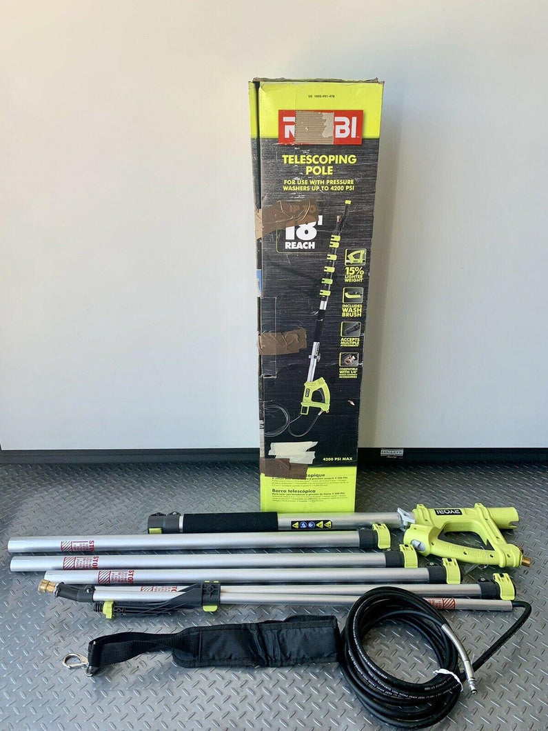 RYOBI RY31EP26 18 ft. Extension Pole for Pressure Washer up 4200psi