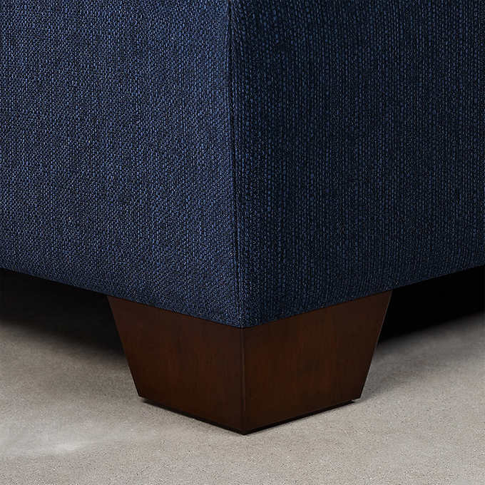 Thomasville Miles Fabric Sectional with Storage Ottoman