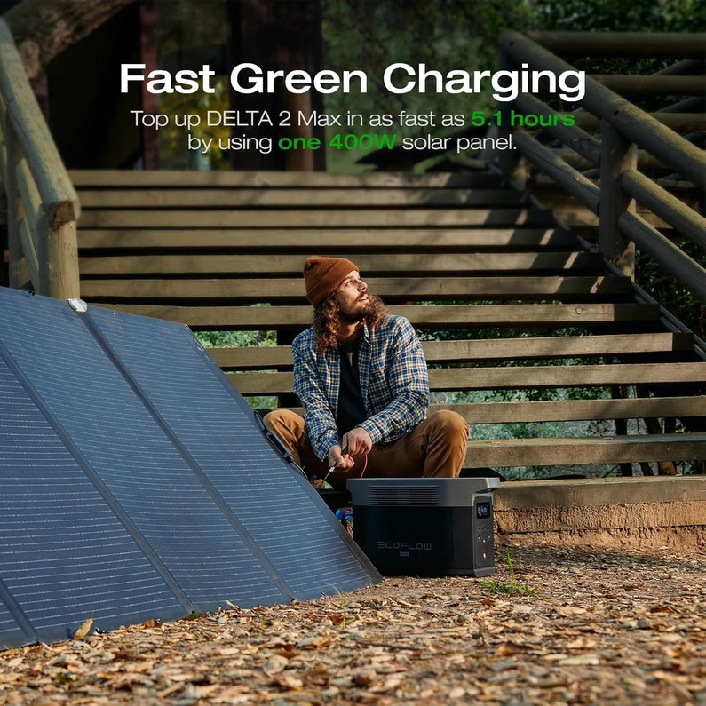 Portable Power Station Delta 2 Max – 2400W Solar Generator