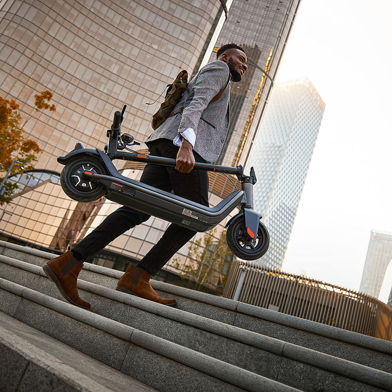 NIU KQi3 Pro Foldable Electric Kick Scooter w/ 31 mi Max Operating Range & 20 mph Max Speed Black