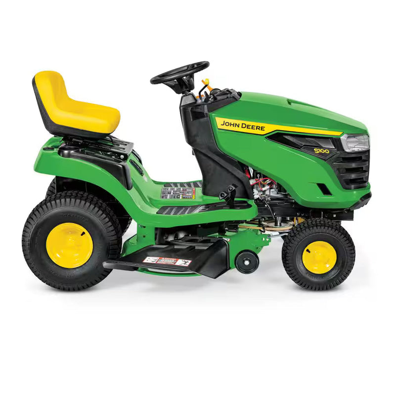 John Deere S100 42-in Riding Lawn Mower 17.5-HP Gas Hydrostatic Drive