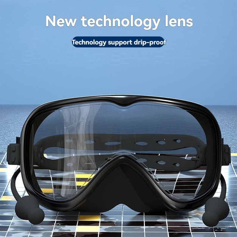 Silicone  Large-Frame Goggle - HD Anti-Fog For Men & Women