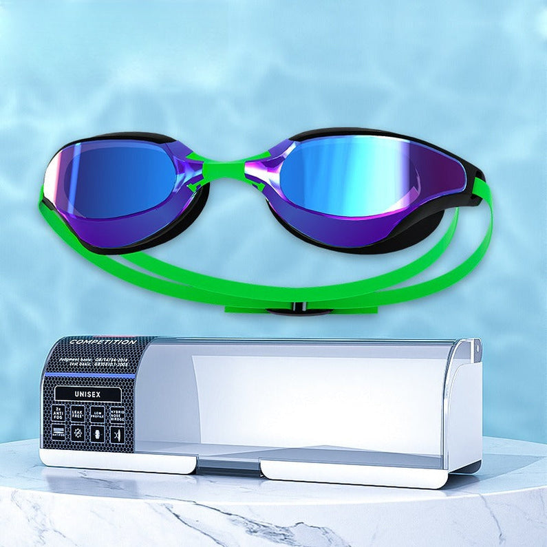Color-Coated Swim Goggles - HD Anti-Fog Wide-Angle Adult Goggles