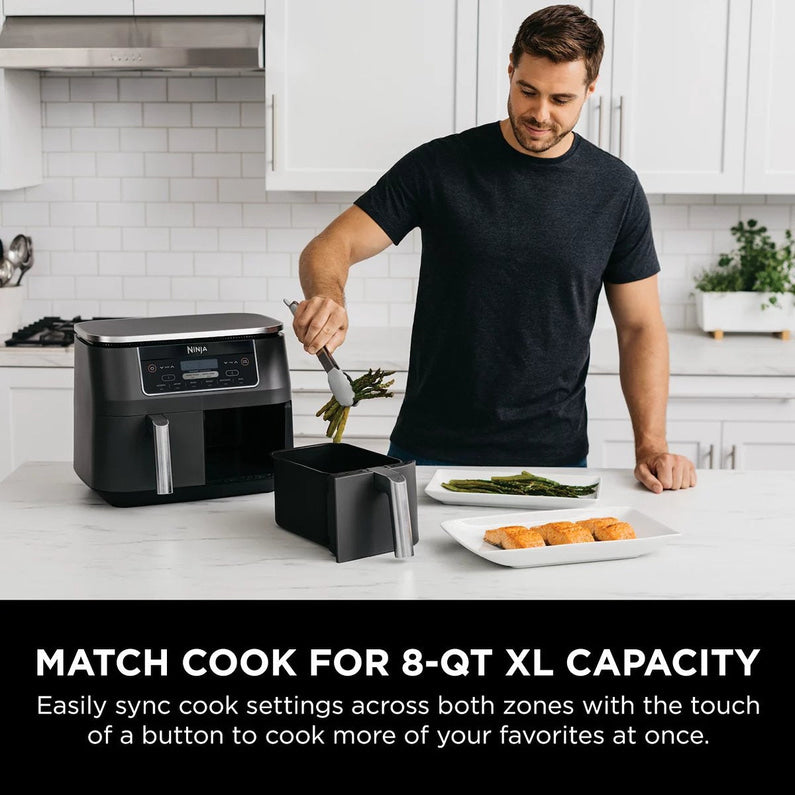 Ninja Foodi 8 qt. Original Dualzone, 2-Basket Air Fryer with 6 Functions