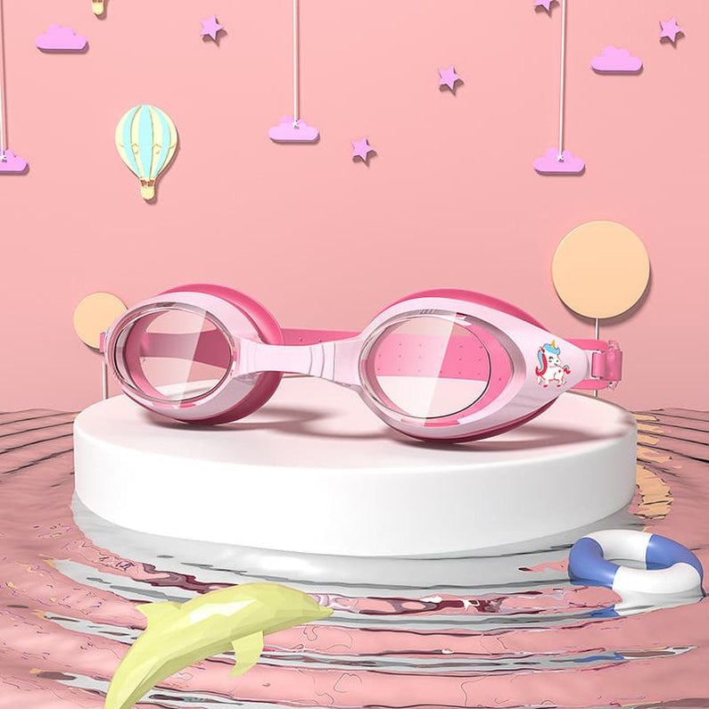 Cartoon Kids Swim Goggles - Anti-Fog Waterproof Pro Gear