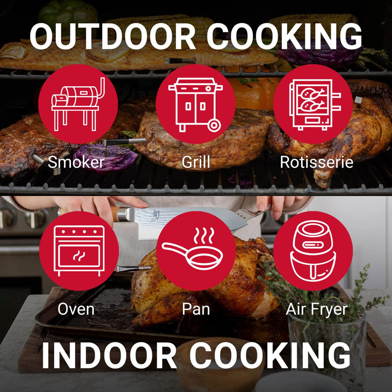 MEATER Plus | Smart Meat Thermometer with Bluetooth | 165ft Wireless Range | for The Oven, Grill, Kitchen, BBQ, Smoker, Rotisserie