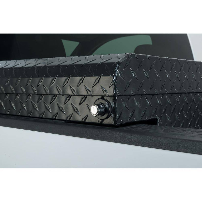 Husky 61.86 Matte Black Aluminum Low Profile Truck Box for Mid-Size Trucks