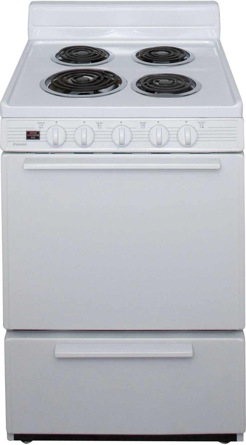 Premier 24 inch Electric Range (White)