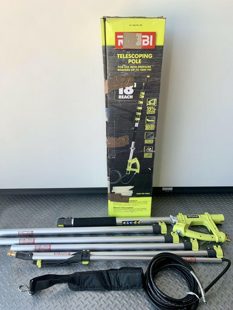 RYOBI RY31EP26 18 ft. Extension Pole for Pressure Washer up 4200psi