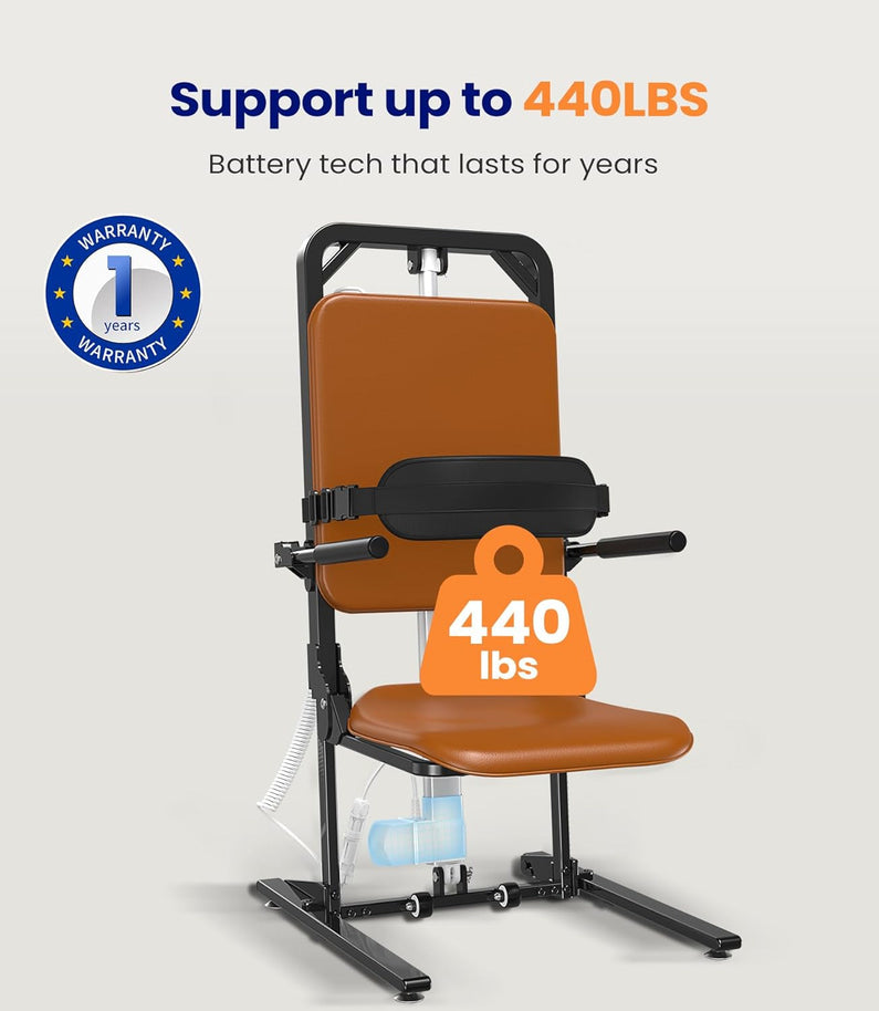 MAIDeSITe Electric Floor Lift, 440lbs Capacity, Elderly Assist