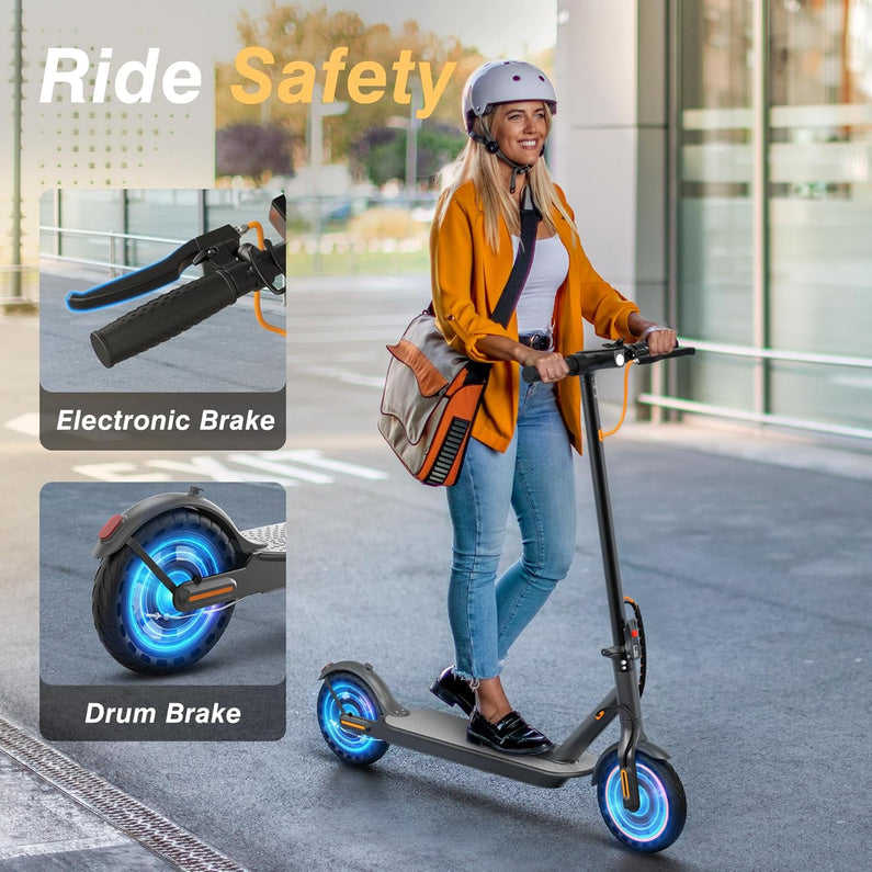 Electric Scooter - 350W/500W Motor, 22 Mph Top Speed