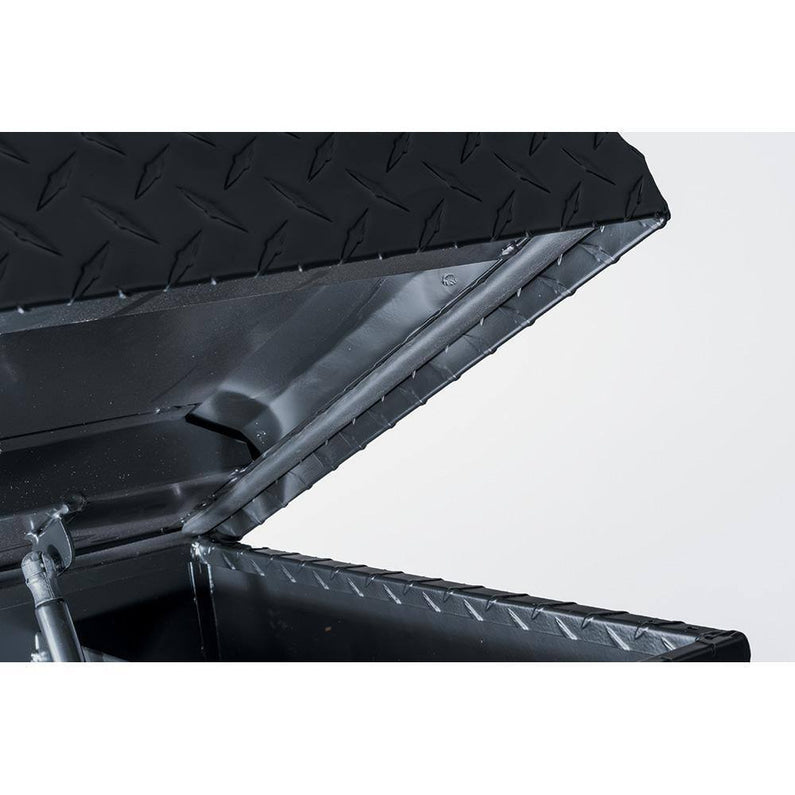 Husky 61.86 Matte Black Aluminum Low Profile Truck Box for Mid-Size Trucks