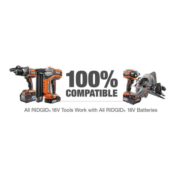 RIDGID 18-Volt OCTANE Cordless Brushless 1 in. SDS-Plus Rotary Hammer (Tool Only) R86711B