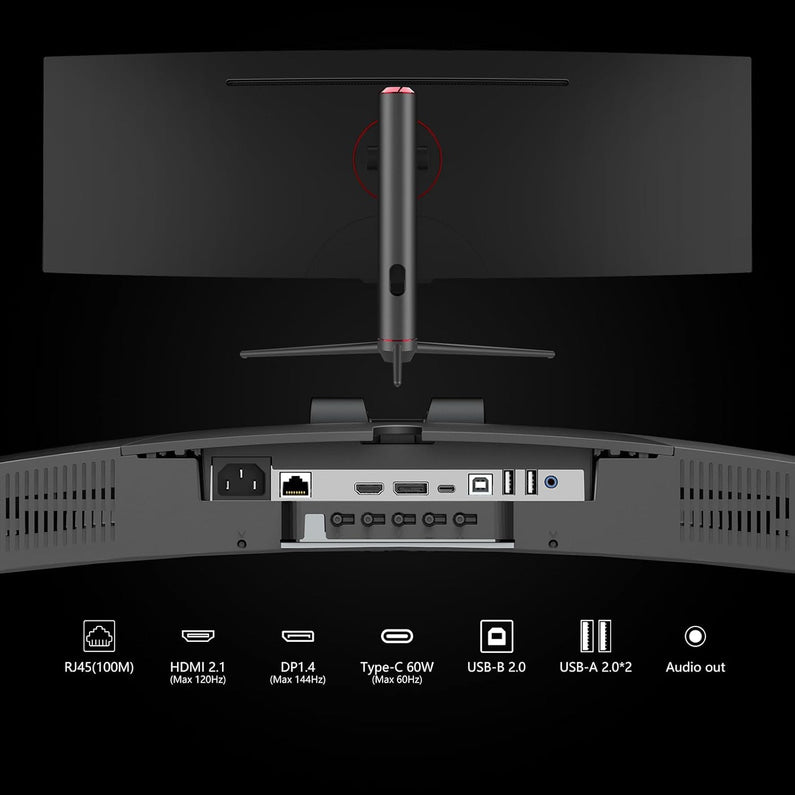 INNOCN 49" Curved Gaming Monitor, 144Hz, HDR400, USB-C, 49C1G