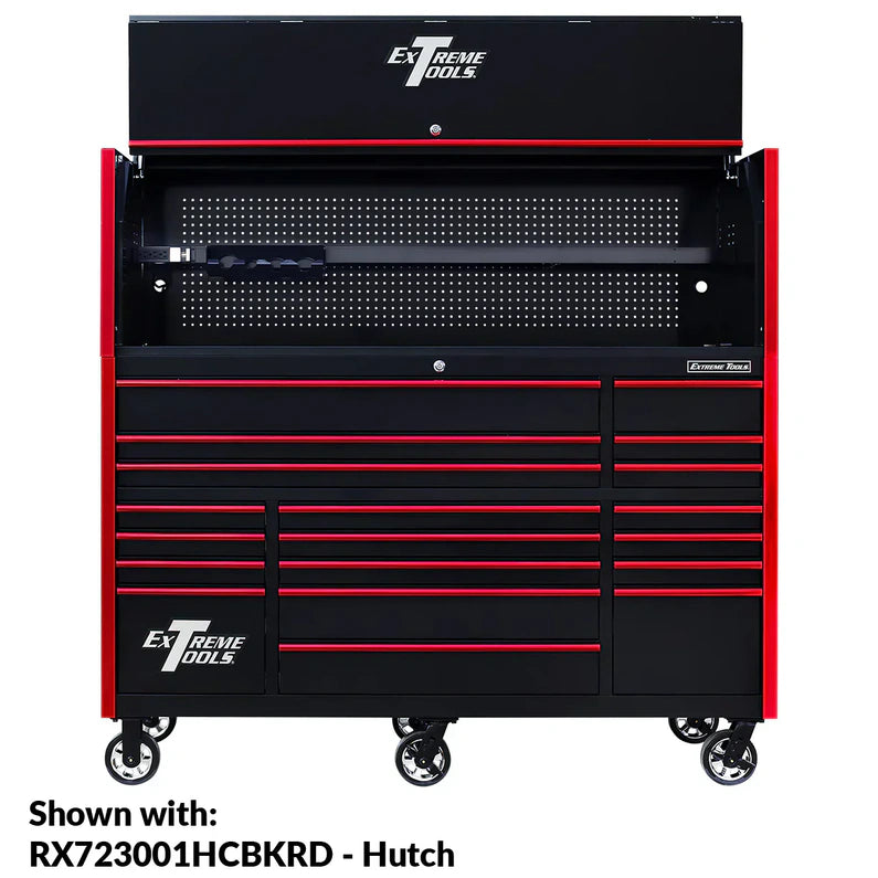 Extreme Tools RX250 Series 72-in x 30-in Roller Cabinet 19-Drawer 250 lb Drawer Slides