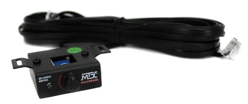 MTX 12" Dual Loaded Car Subwoofer w/Sub Box, Amplifier, & QPower Wiring Kit