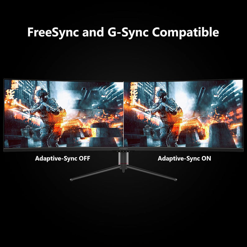 INNOCN 49" Curved Gaming Monitor, 144Hz, HDR400, USB-C, 49C1G