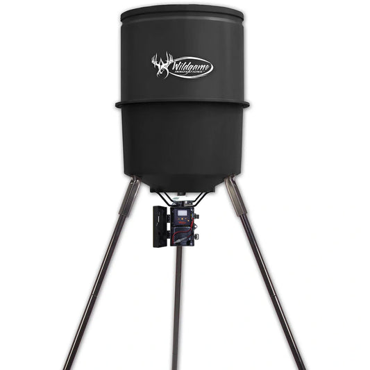 Wildgame Innovations Sports and Outdoors Quick Set Game Feeder, 30-Gal