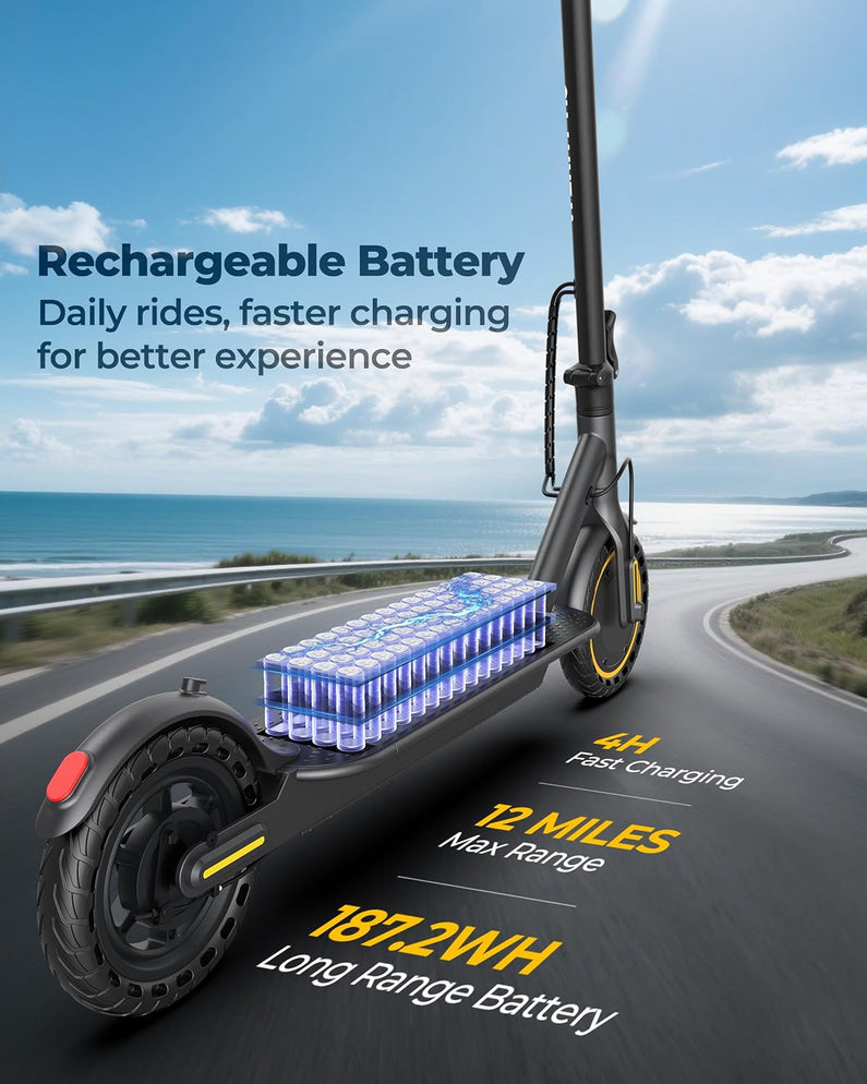 Electric Scooter - 350W/500W Motor, 22 Mph Top Speed