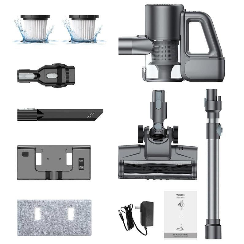 VersLife Cordless 2-in-1 Vacuum Cleaner & Mop Combo