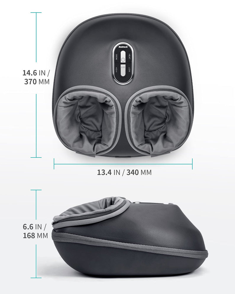 Nekteck Shiatsu Foot Massager Machine with Soothing Heat