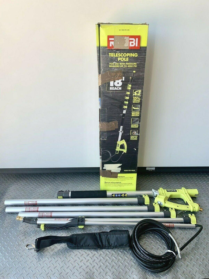 RYOBI RY31EP26 18 ft. Extension Pole for Pressure Washer up 4200psi