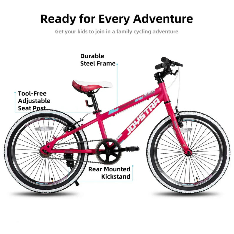 JOYSTAR Lubbock 20" 24" Kids Mountain Bike Single Speed Bicycle