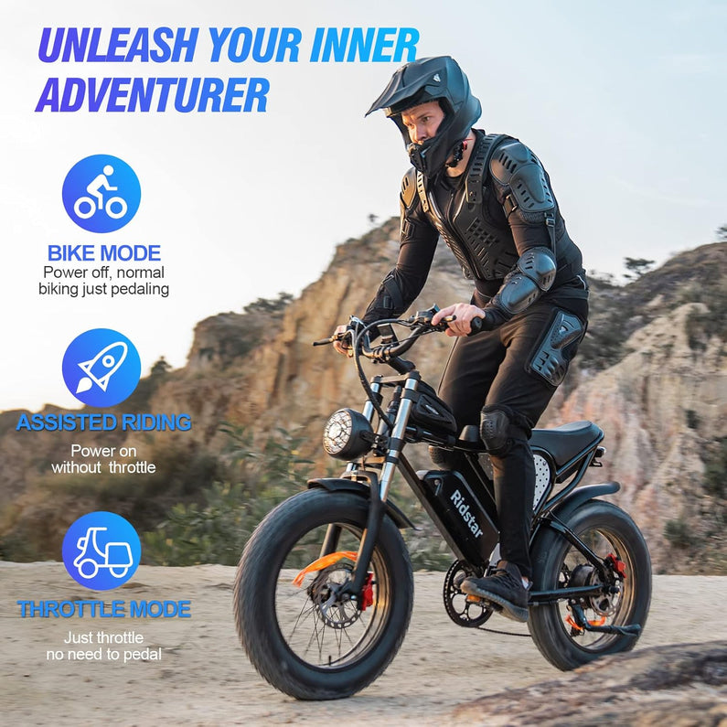 Electric Bike for Adults, 1000/2000W, 25-37Mph