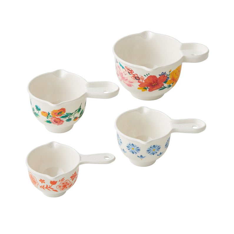 The Pioneer Woman Brilliant Blooms 38-Piece Cookware Set, Teal Complete Kitchen Solution with Floral Design