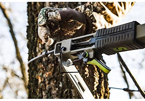 Summit Viper SD Climbing Treestand Lightweight Aluminum, Foam Padded Seat, 300 lbs Capacity, Includes Safety Harness