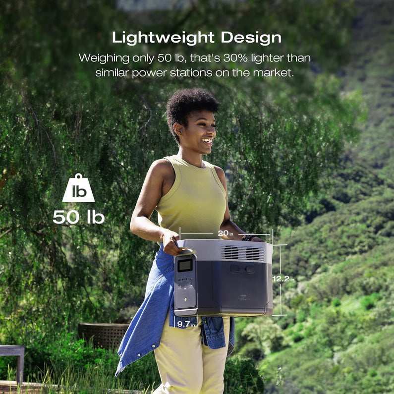 Portable Power Station Delta 2 Max – 2400W Solar Generator