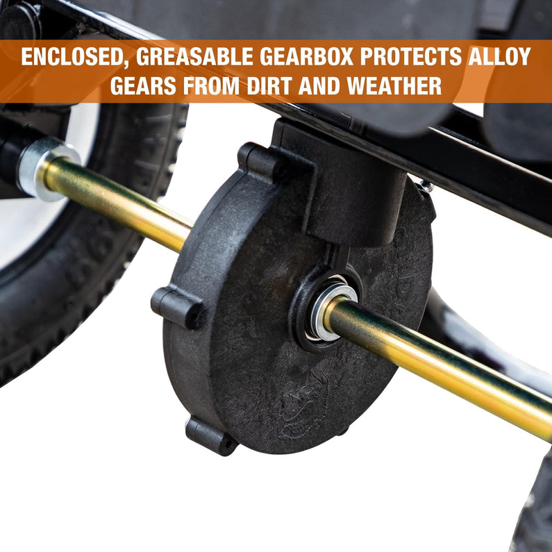Multi-Purpose Walk Behind Push Spreader 3039632R Grounds Keeper, 100 Pound Capacity, Multi Use Tool for Grass Seed, Salt, De-Icer, Fertilizer and Seeds