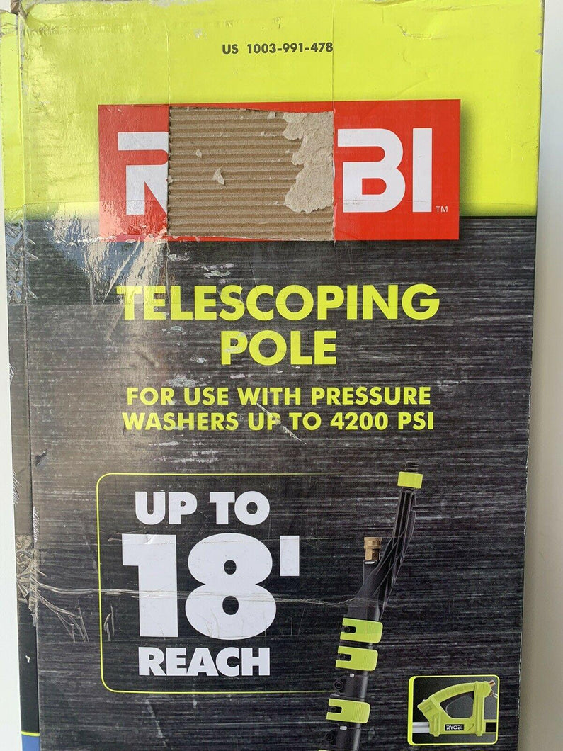 RYOBI RY31EP26 18 ft. Extension Pole for Pressure Washer up 4200psi