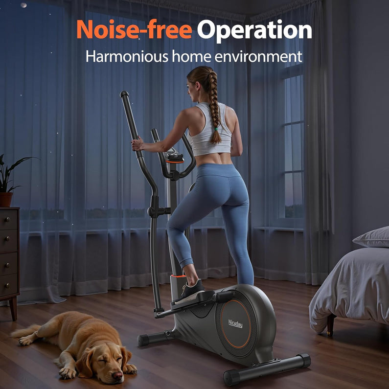 Niceday Elliptical Machine, 15.5 20IN Stride, 16 Levels, 500LB Capacity