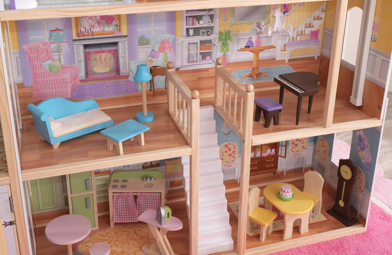 KidKraft Majestic Mansion Wooden Dollhouse with 34 Accessories