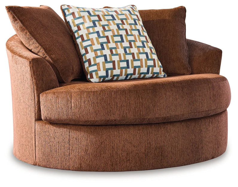 Oversized Swivel Accent Chair