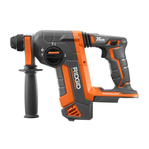 RIDGID 18-Volt OCTANE Cordless Brushless 1 in. SDS-Plus Rotary Hammer (Tool Only) R86711B