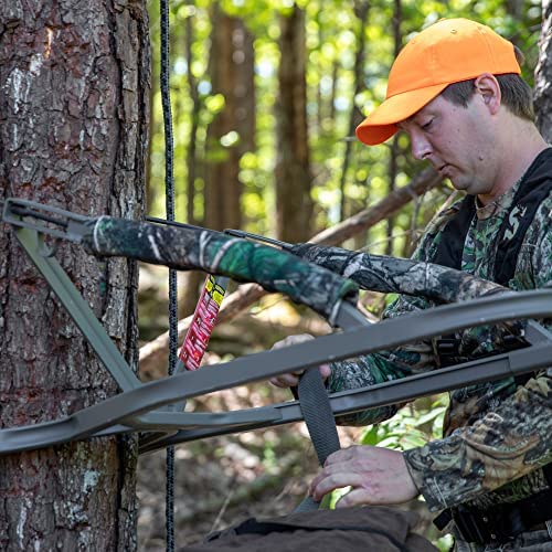 Summit Viper SD Climbing Treestand Lightweight Aluminum, Foam Padded Seat, 300 lbs Capacity, Includes Safety Harness