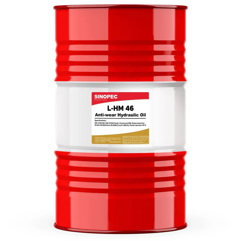 Premium Anti-wear Hydraulic Oil Fluid - 55 Gallon Drum (200L - 52.83 GAL)