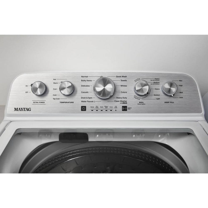 Maytag 4.8 cu. ft. Top Load Washer with Extra Power Boost, White – MVW5430MW