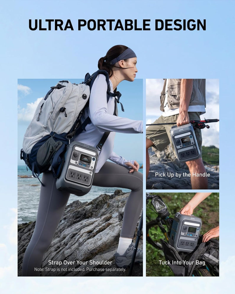 Portable Power Station Solix C300, 288Wh Battery