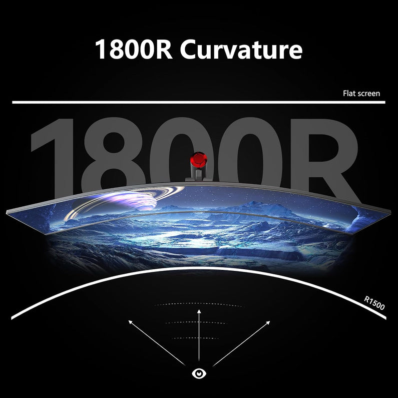 INNOCN 49" Curved Gaming Monitor, 144Hz, HDR400, USB-C, 49C1G