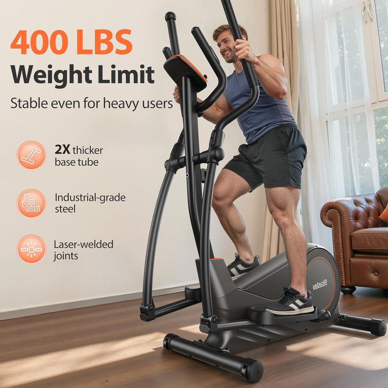 Niceday Elliptical Machine, 15.5 20IN Stride, 16 Levels, 500LB Capacity