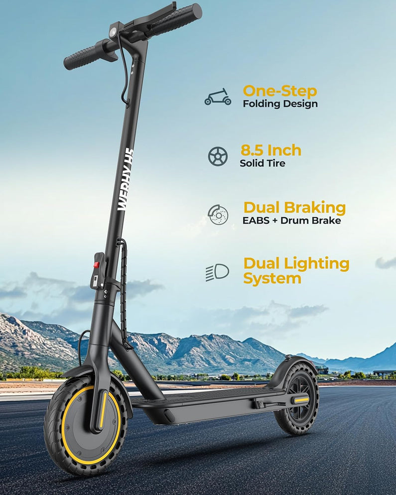 Electric Scooter - 350W/500W Motor, 22 Mph Top Speed