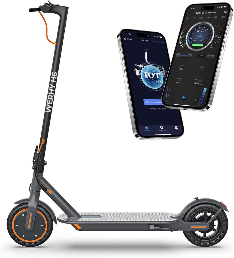 Electric Scooter - 350W/500W Motor, 22 Mph Top Speed