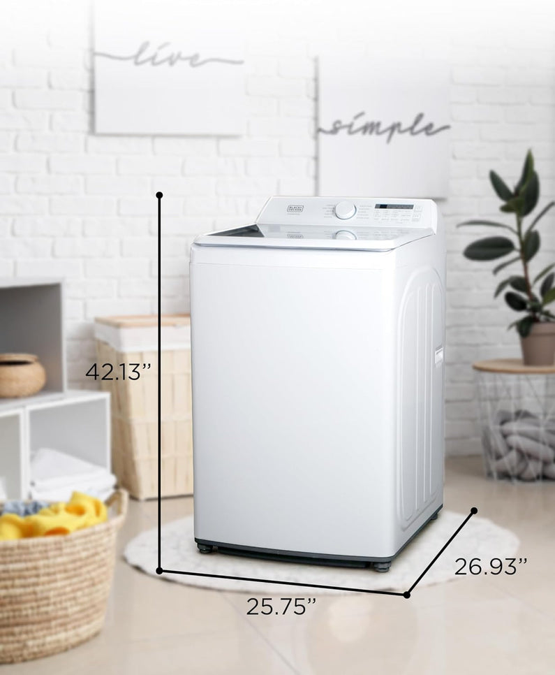 BLACK+DECKER 0.9 Cu. Ft. Portable Washing Machine - 5 Wash Cycles